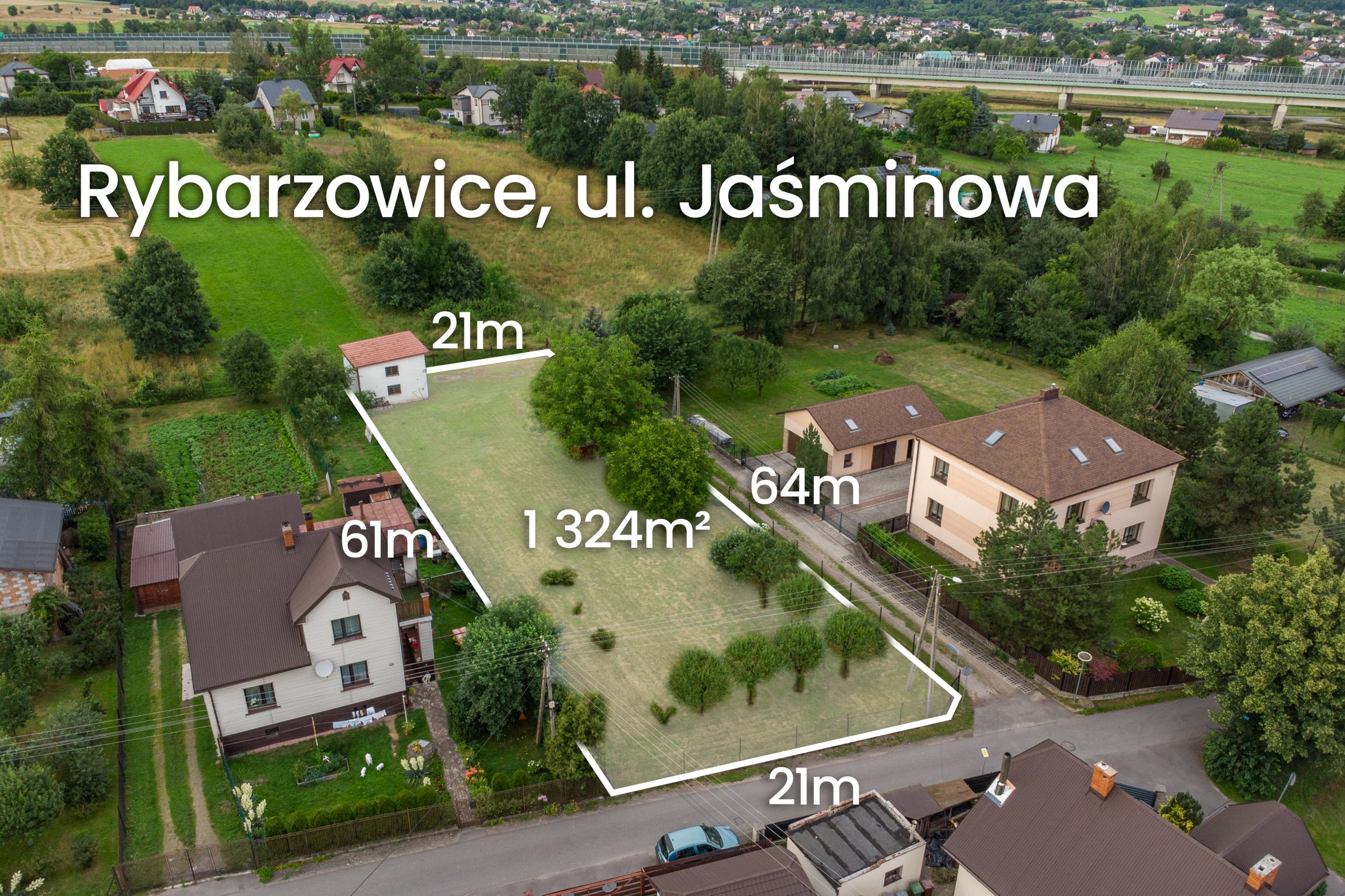Nieruchomości FN - Prezentacja działki w Rybarzowicach